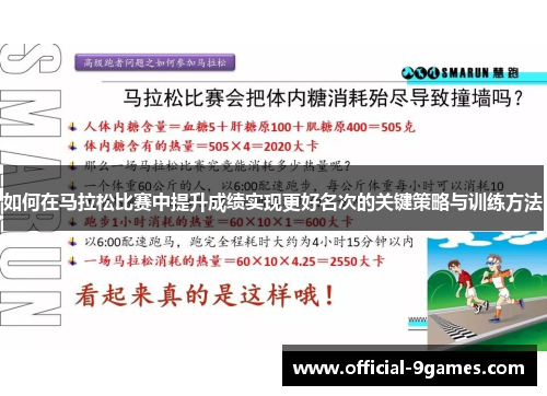 如何在马拉松比赛中提升成绩实现更好名次的关键策略与训练方法